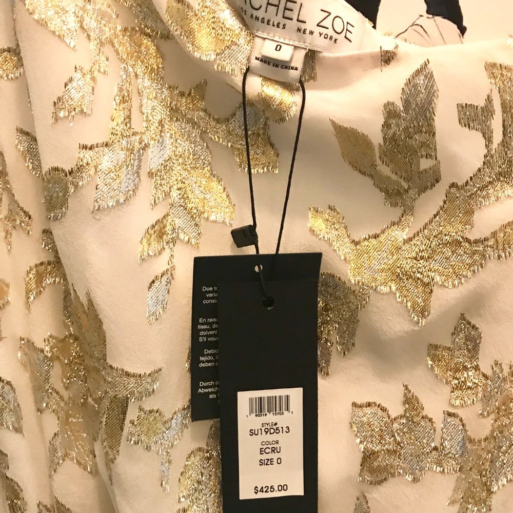 Rachel Zoe Flora One-Shoulder Dress 0 - Picture 6 of 8